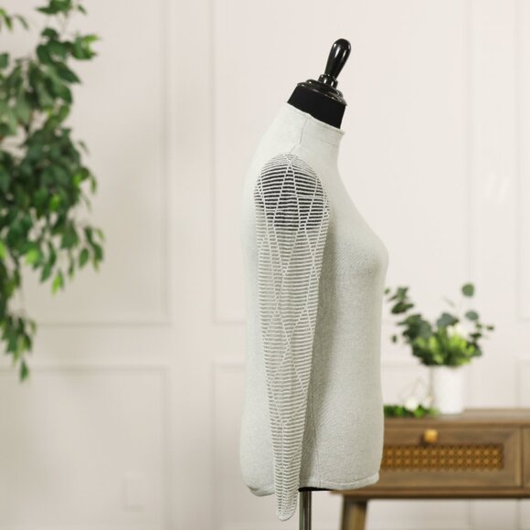 Nik + Zoe Gray Sweater - Picture 4 of 9